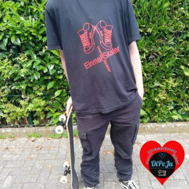 Teenager T-Shirt mit Folienaufdruck