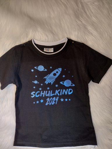 Kinder T-Shirt mit Foliendruck